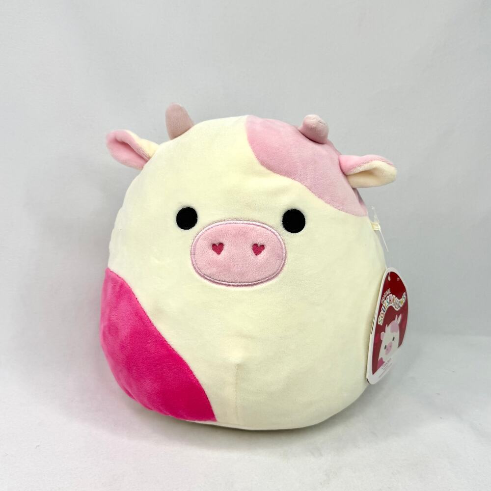 NWT Squishmallows Caedyn Cow Plush 8"